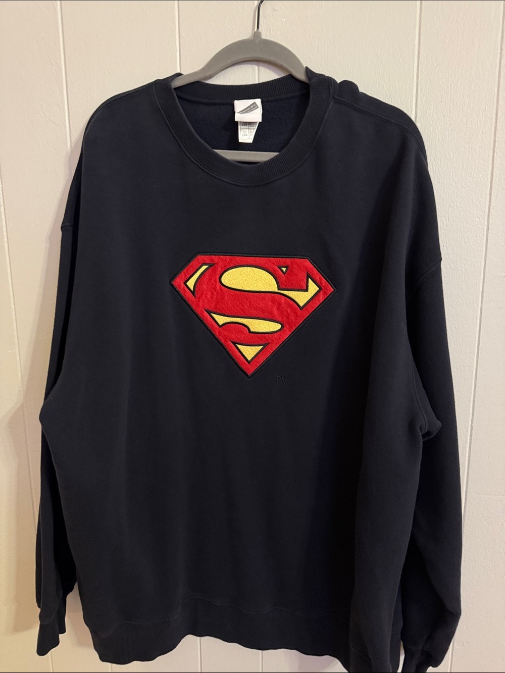 Warner Bros. Studio Store Vintage 90’s Superman Emblem Crewneck Sweatshirt